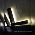 High Quality Led Lighted Signs Stainless Steel Back-lit Sign Brushed Letters Led Logo Sign